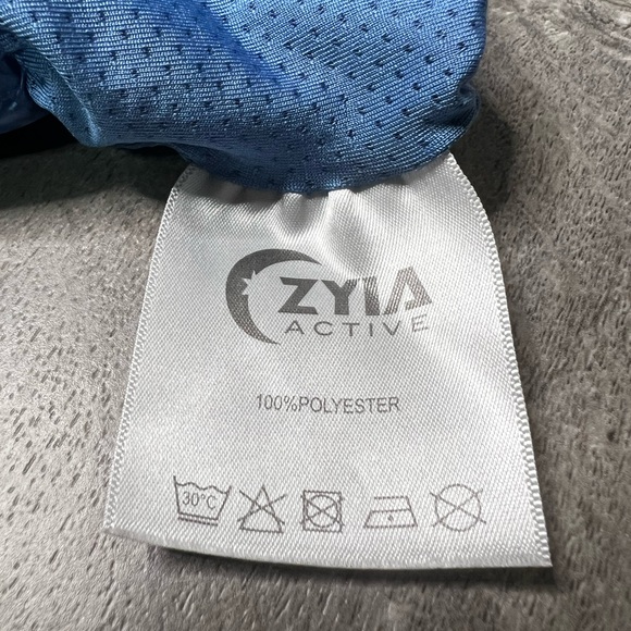 Zyia Active High Rise Bomber Shorts in Blue Bubble Size XL - Picture 11 of 11